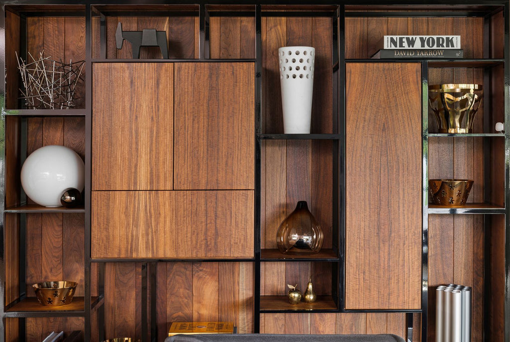 Oregon Black Walnut Veneer cabinet