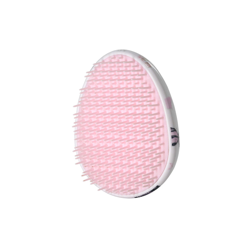 Pink Butterflies - Oval Shaped Hairbrush
