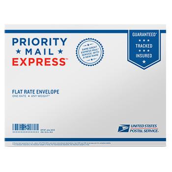what size is a priority mail flat rate envelope