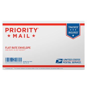 how big is a priority mail flat rate envelope