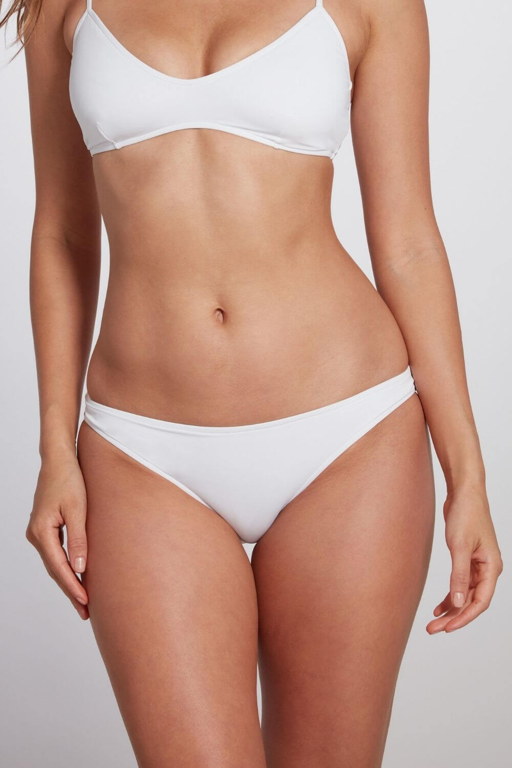 Uitdaging Ideaal deugd Classic Brief White Bikini Bottoms - The Jenna by Sauipe Swim
