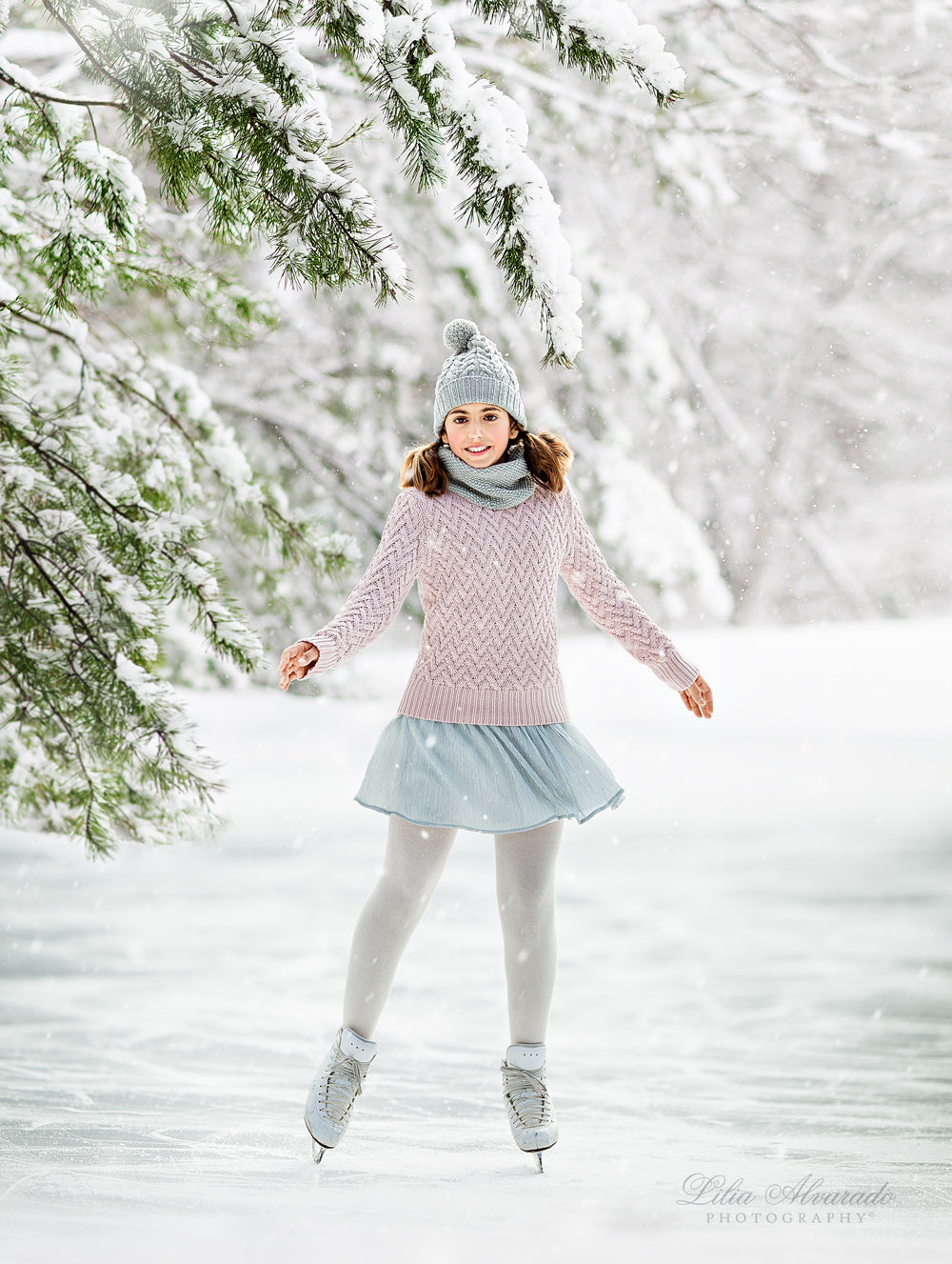 Winter Alley Background – Editing Resources by Lilia Alvarado