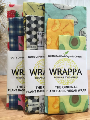 Reusable wax wraps