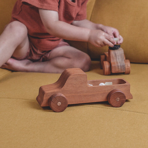 wooden lorry toy