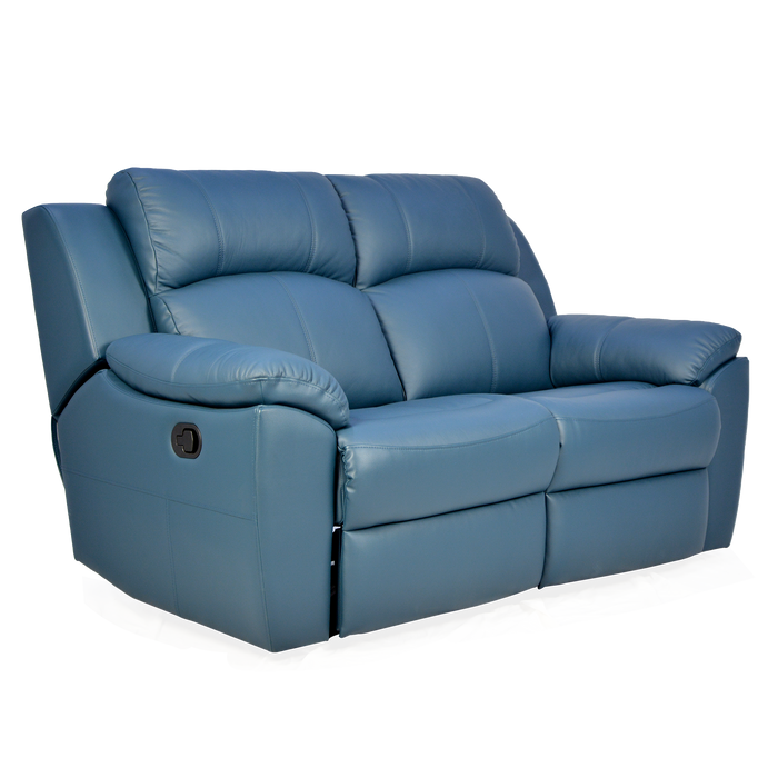 2 seat reclining sofa with console