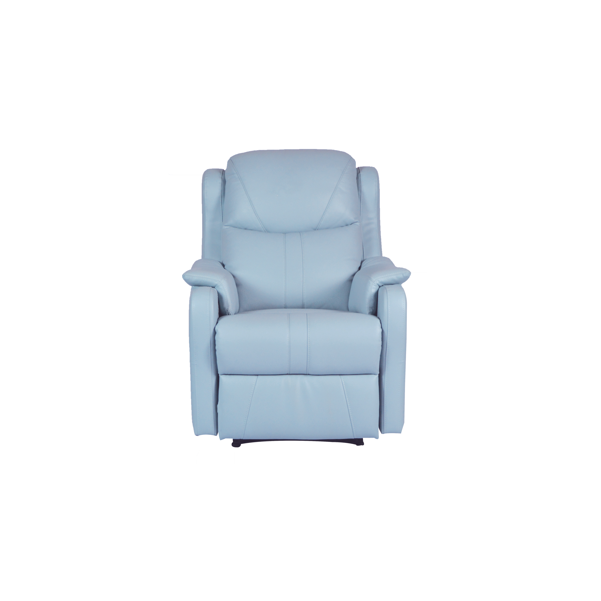 leather recliner on wheels