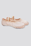 Girl's Satin Ballet Shoes with Ribbon