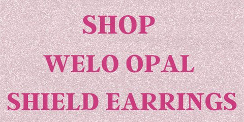 Shop Welo Opal Shield Earrings by Mikel Grant Jewellery
