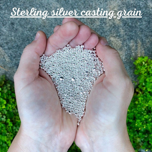 Sterling silver casting grain