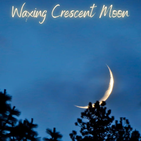 Waxing crescent moon