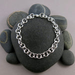 Chunky Oval Chain Link Bracelet in Sterling Silver – Mikel Grant Jewellery