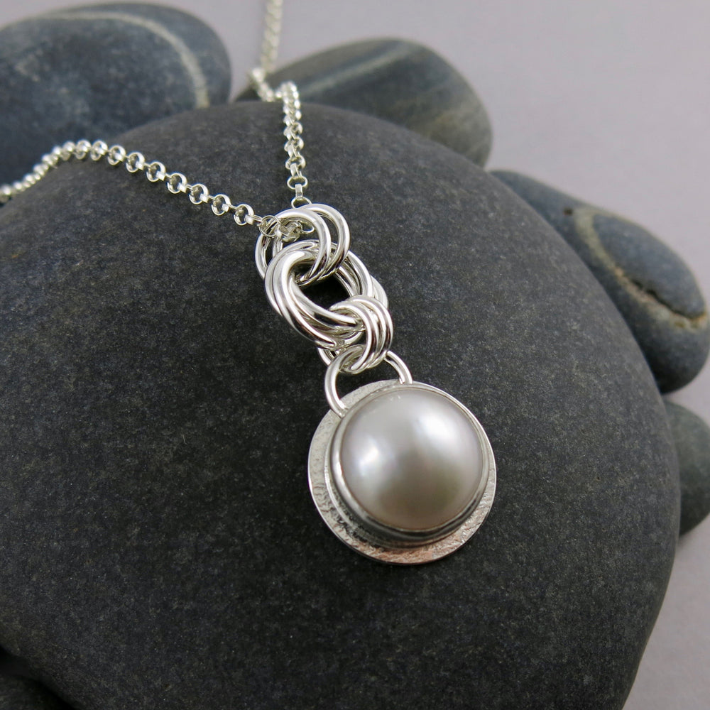 日本安心 MAYU pearl ball chain necklace (silver) www.optikheep.de