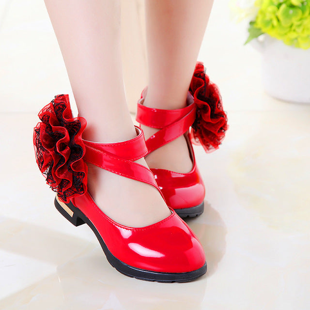 childrens party shoes red