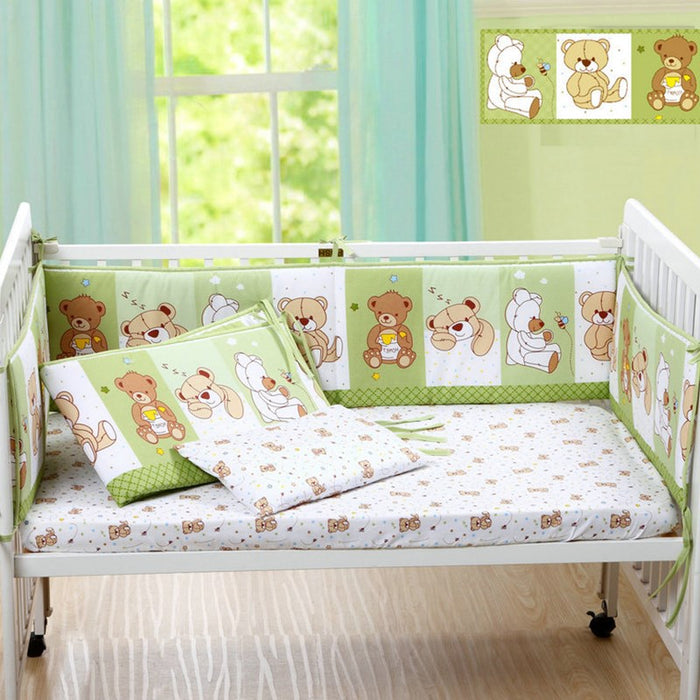 Cute Cartoon Cotton Baby Bumper Bed Crib Bumper For Baby Crib