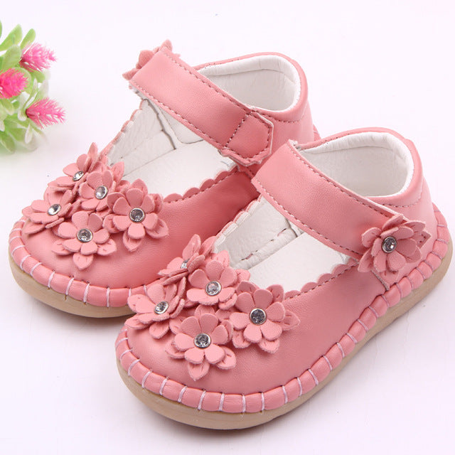 High Quality PU Leather Flower Baby 