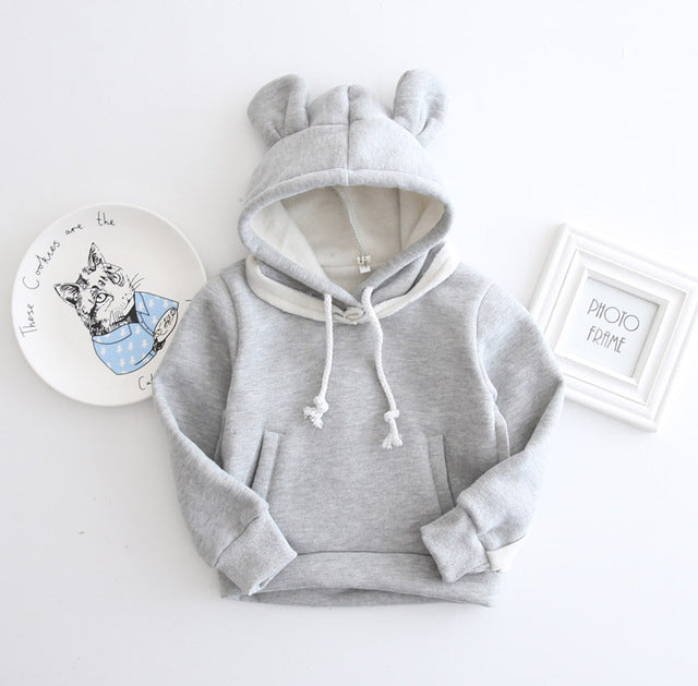 bear hoodie with ears toddler