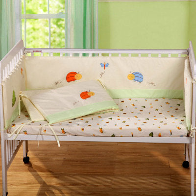 Cute Cartoon Cotton Baby Bumper Bed Crib Bumper For Baby Crib