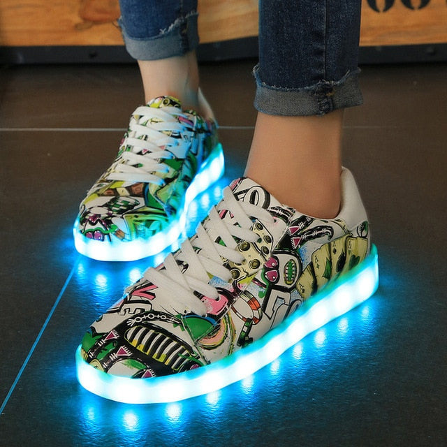 chargeable shoes