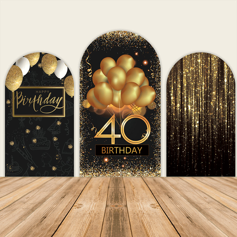 Allenjoy 40Th Birthday Chiara Arch Backdrop Covers