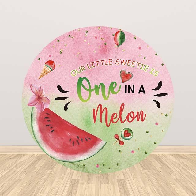 Allenjoy Summer Watermelon Round Backdrop for 1st Birthday – Allenjoy Studio