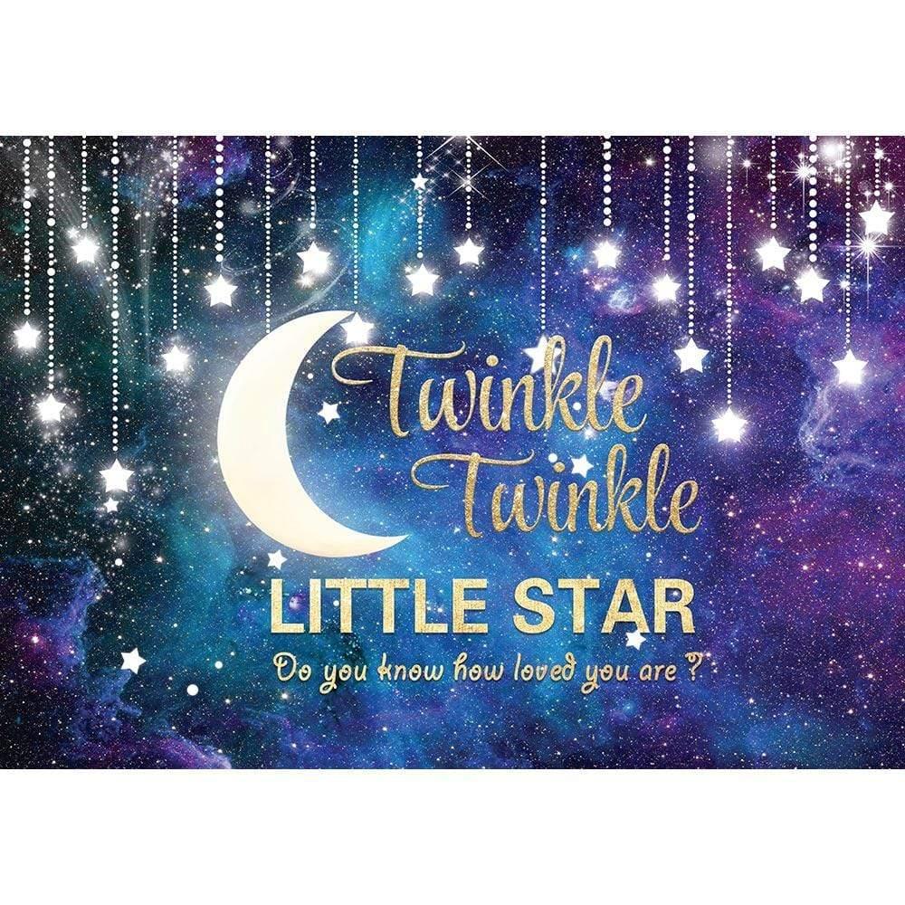 Allenjoy Twinkle Twinkle Little Star Gold Glitter Galaxy for Newborn –  Allenjoy Studio