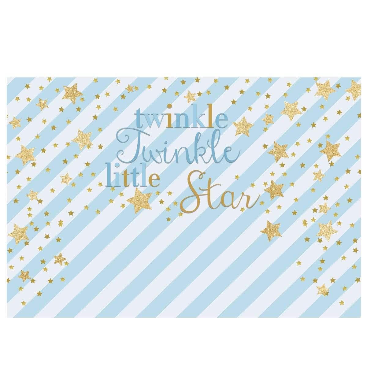 Allenjoy Twinkle Twinkle Little Stars Blue and White Stripes Backdrop –  Allenjoy Studio