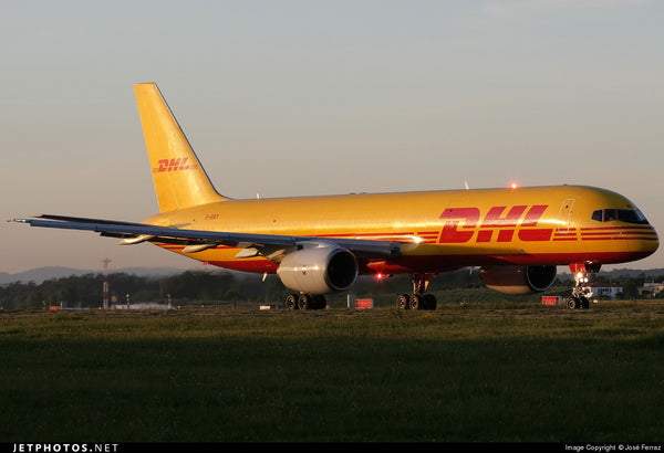 Boeing B757 with msn 23533 in DHL Livery