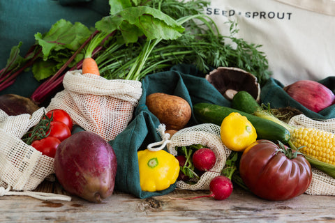 Seed & Sprout Organic Mesh Produce Bag - Set of 5