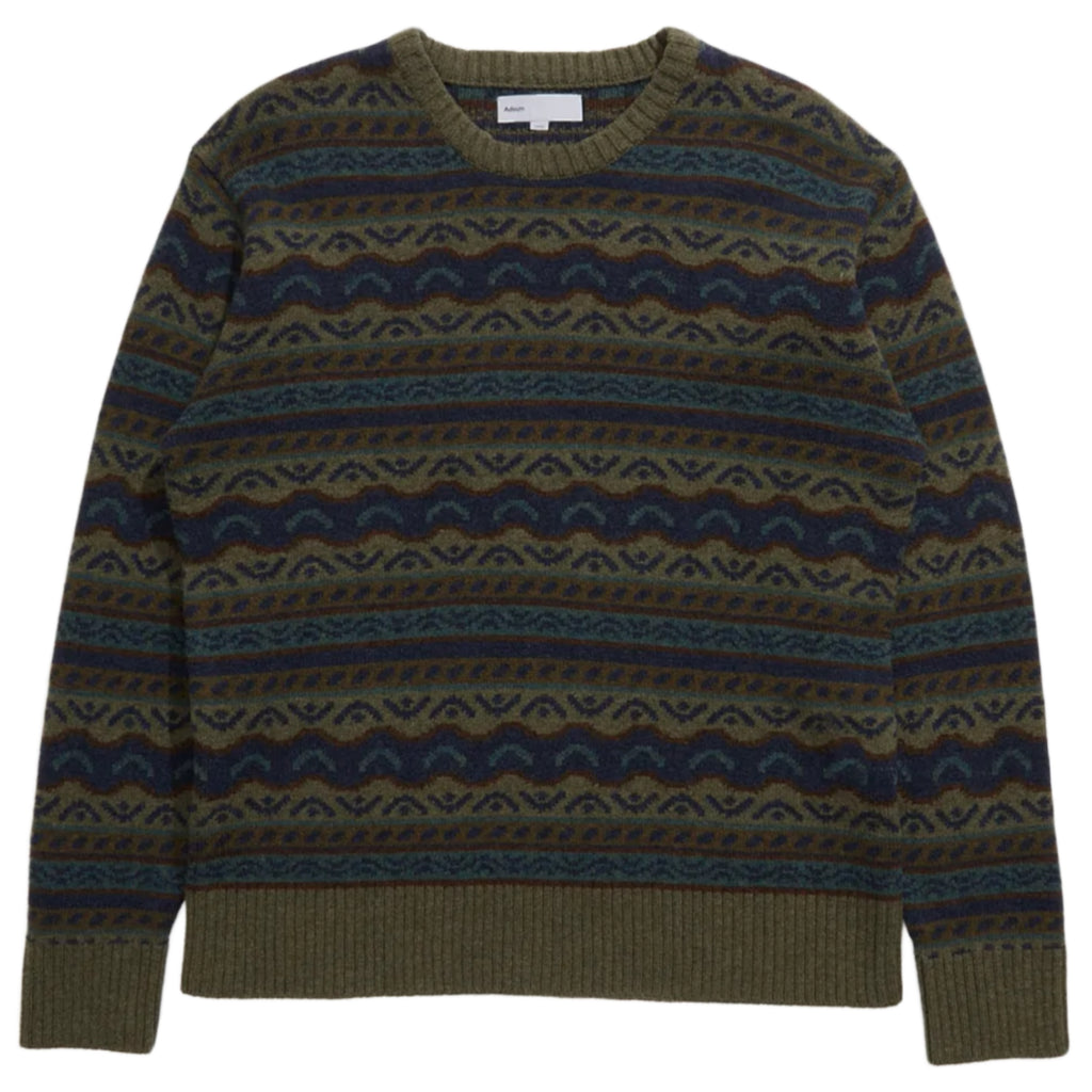 ニット La Paz / STRIPE JACQURD CREW CREW SWEATER｜トップス www