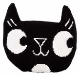 Black and White Cat Printed Cross Stitch Cushion Kit by Vervaco