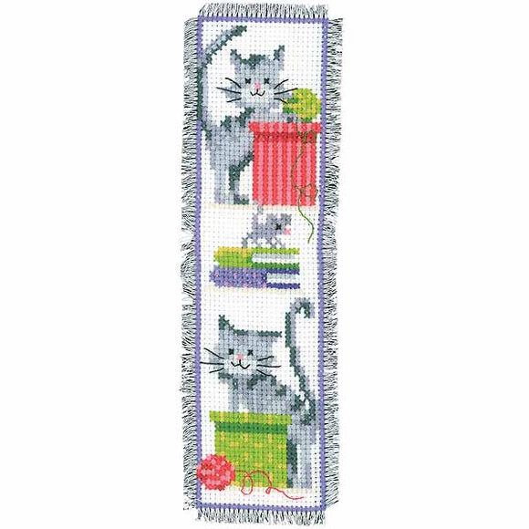 Cats Bookmark Cross Stitch Kit By Vervaco – The Happy Cross Stitcher