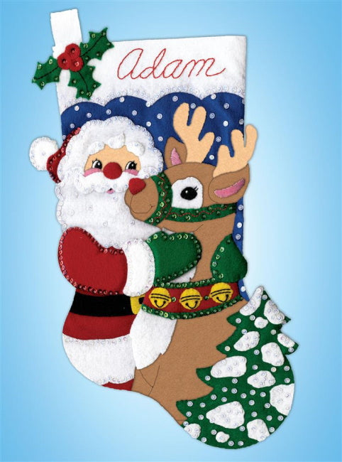 Design Works Santa's Gifts Stocking Kit