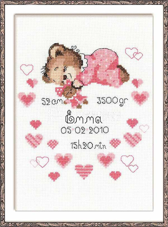 baby girl cross stitch kits