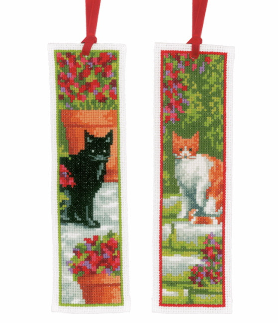 Cats Bookmark Cross Stitch Kit By Vervaco – The Happy Cross Stitcher