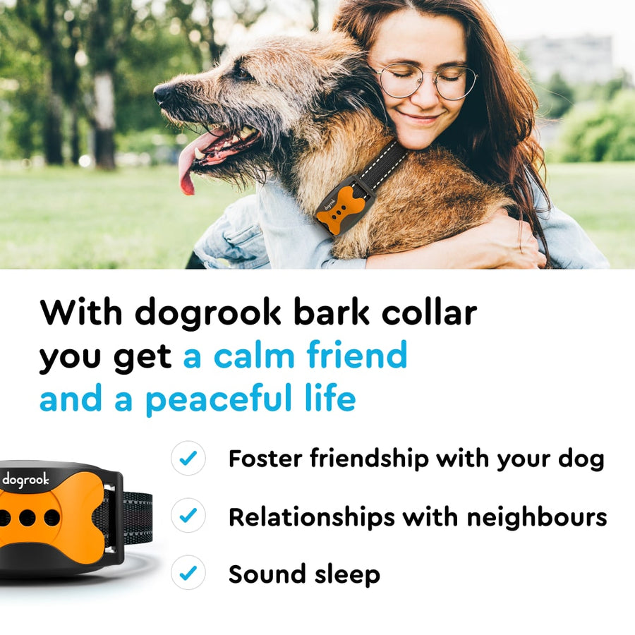 Dogrook Beep Vibration Bark Collar Dogrook