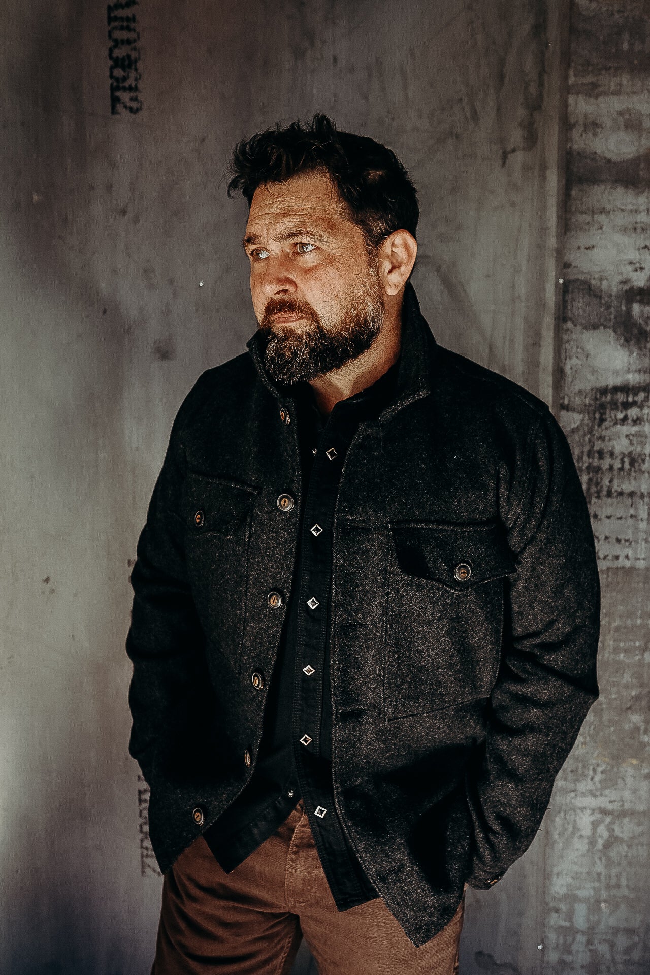 Midway Wool CPO Charcoal
