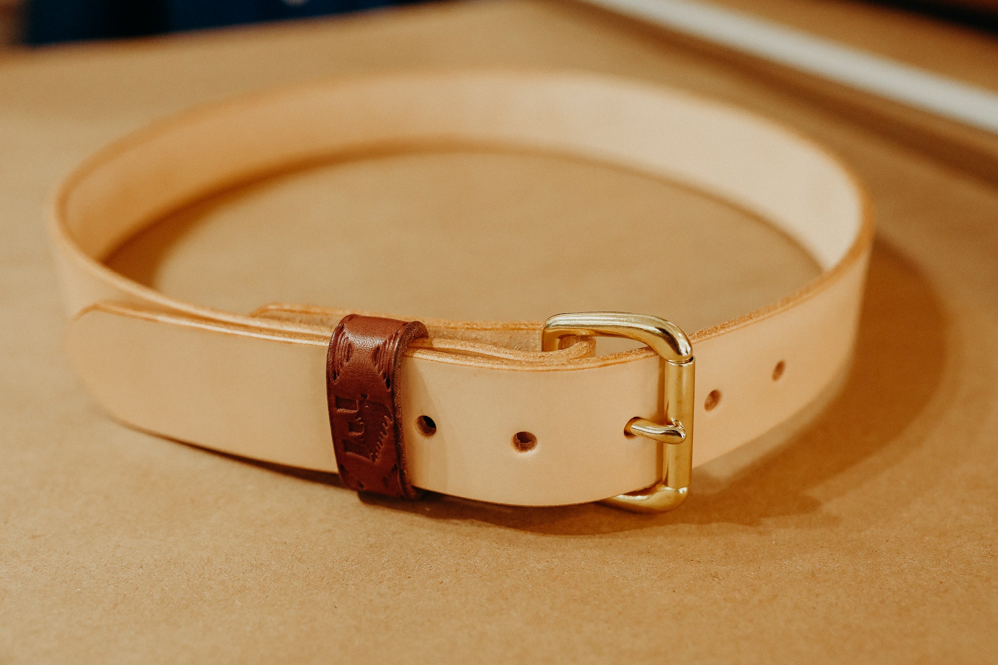 Caramel Minimalist Belt