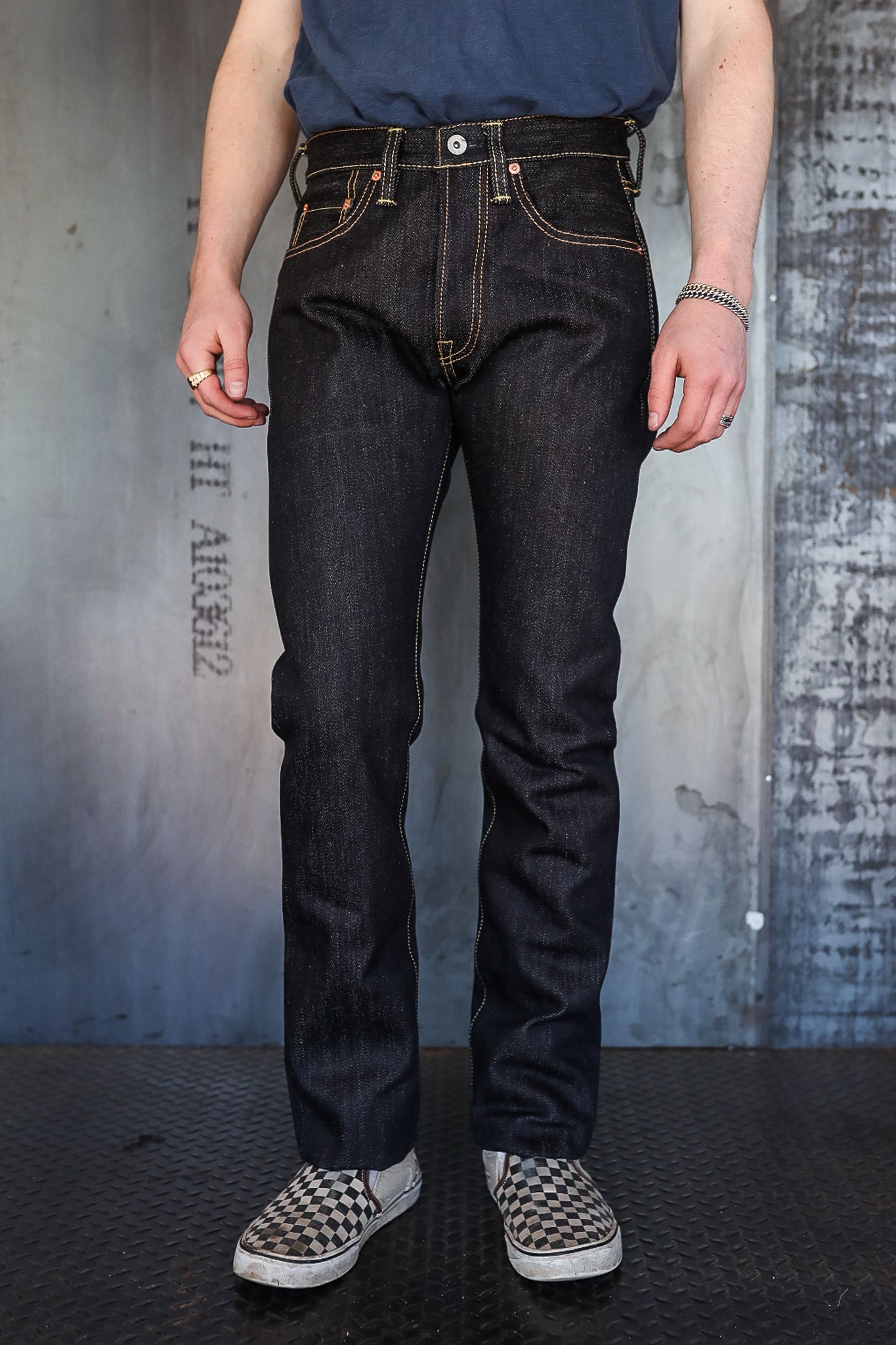 IH-888S-SLB 16oz Slubby Japanese Selvedge Denim Jeans Indigo - The Shop  Vancouver