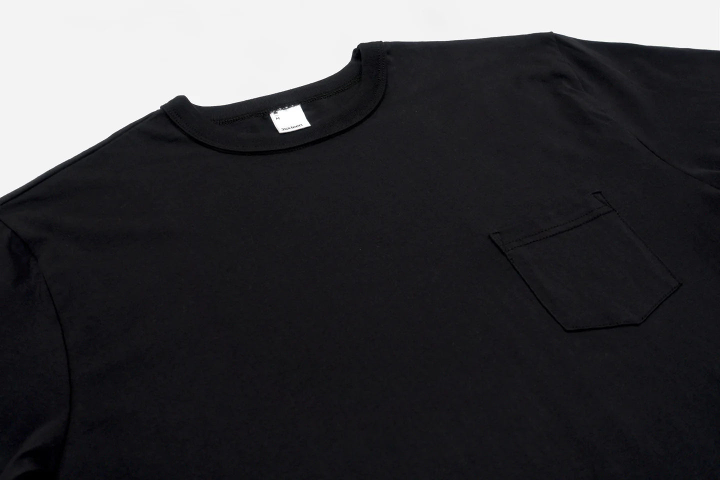 Black Pima Pocket T-shirt (2 pack)