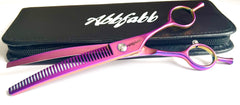 curved blending scissor for dog grooming