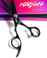 left handed dog grooming scissor-offset handle-straight dog grooming scissor