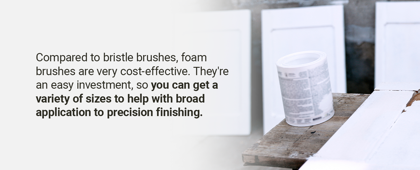 Foam Brush vs. Bristle Brush