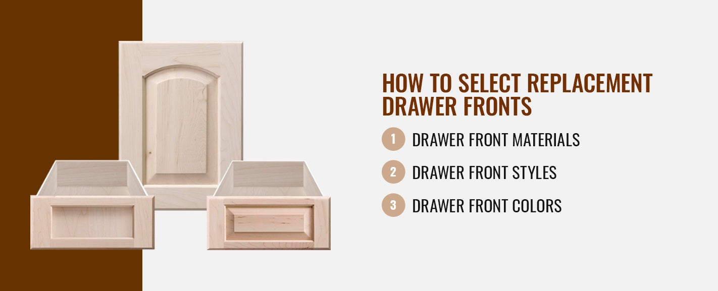 HOW TO SELECT REPLACEMENT DRAWER FRONTS