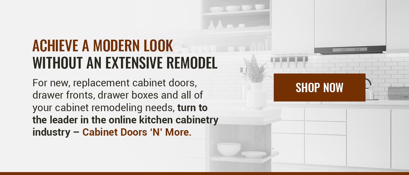ACHIEVE A MODERN LOOK WITHOUT AN EXTENSIVE REMODEL