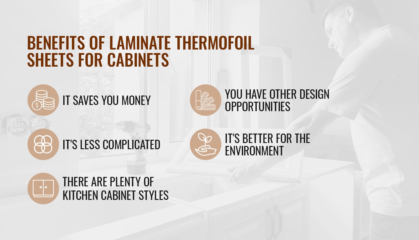 BENEFITS OF LAMINATE THERMOFOIL SHEETS FOR CABINETS