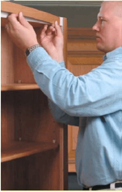 cabinet veneer installation