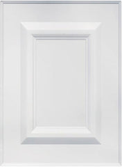 white raised panel cabinet doors