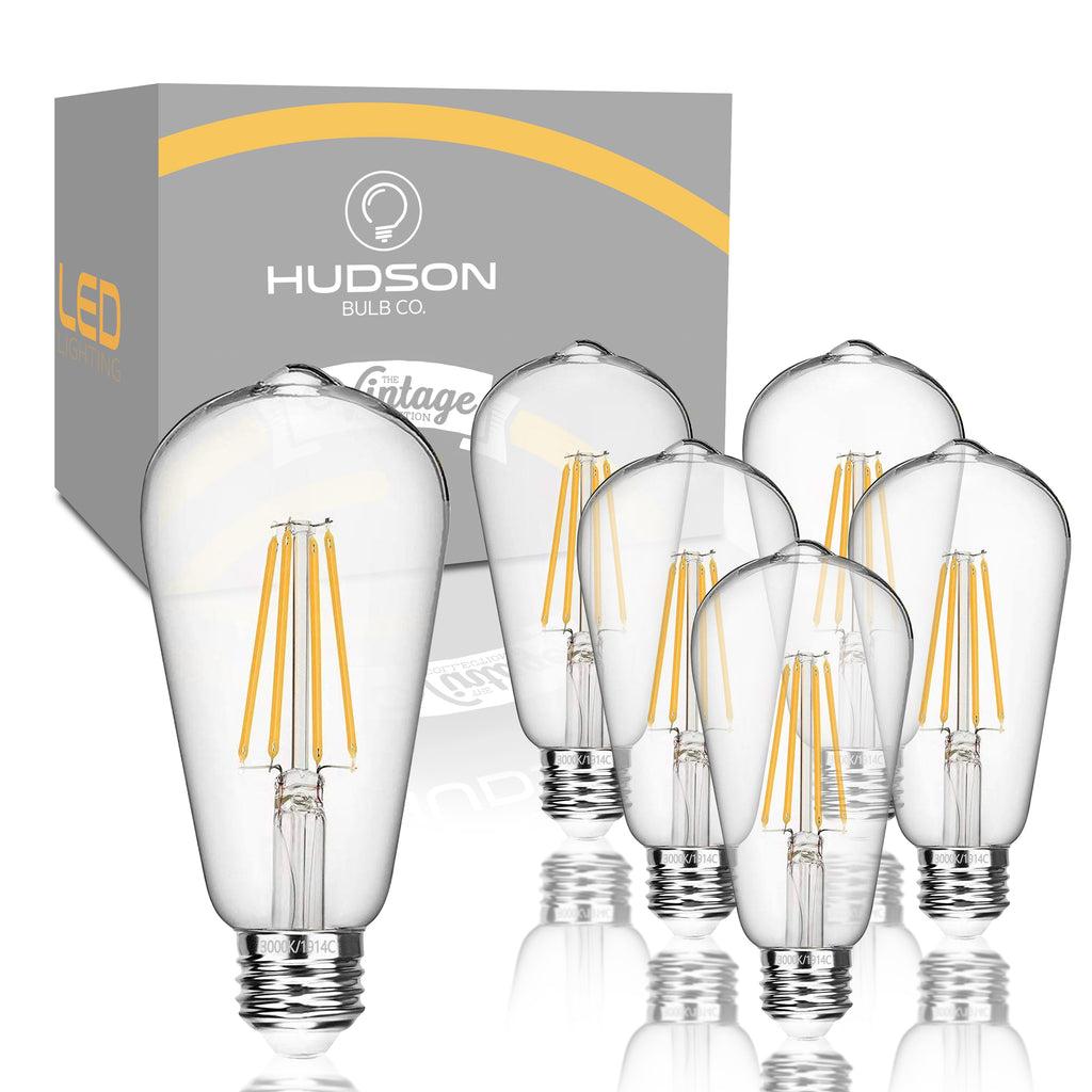 premier logica Ontmoedigd zijn Vintage LED Edison Light Bulbs - 2700K Soft White – Hudson Bulb Co.