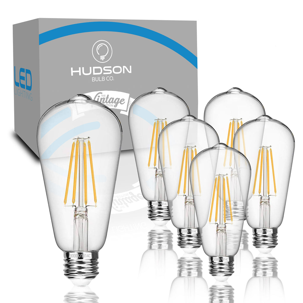 microfoon maximaal Bot Vintage LED Edison Light Bulbs - 4000K Daylight White – Hudson Bulb Co.