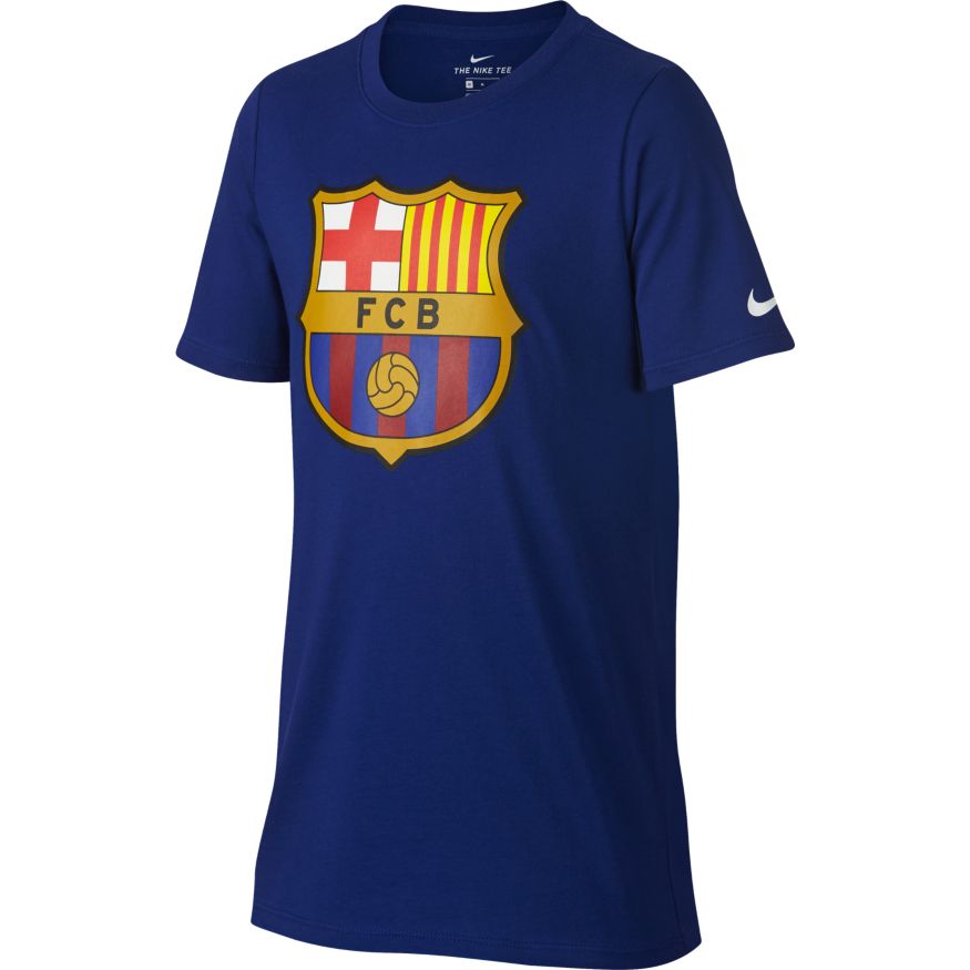 KIDS' FC BARCELONA CREST T-SHIRT – FootZone Soccer